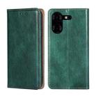 For Tecno Pova 5 Pro Gloss Oil Solid Color Magnetic Leather Phone Case(Green) - 1