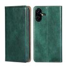 For Tecno Pova Neo 3 Gloss Oil Solid Color Magnetic Leather Phone Case(Green) - 1