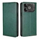 For Tecno Pova 6 5G Gloss Oil Solid Color Magnetic Leather Phone Case(Green) - 1