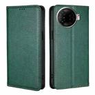 For Tecno Camon 30 Pro 5G Gloss Oil Solid Color Magnetic Leather Phone Case(Green) - 1