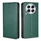 For Tecno Camon 30 Premier 5G Gloss Oil Solid Color Magnetic Leather Phone Case(Green) - 1