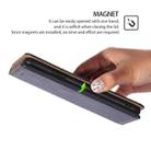 For Huawei Mate 60 Gloss Oil Solid Color Magnetic Leather Phone Case(Black) - 5