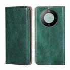 For Huawei Mate 60 Gloss Oil Solid Color Magnetic Leather Phone Case(Green) - 1