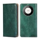 For Huawei Mate 60 Pro / Pro+ Gloss Oil Solid Color Magnetic Leather Phone Case(Green) - 1