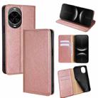 For Huawei nova 14 5G Gloss Oil Solid Color Magnetic Leather Phone Case(Rose Gold) - 1