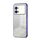 For vivo iQOO 9 Pro Gradient Glitter Powder Electroplated Phone Case(Purple) - 1