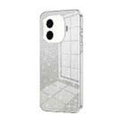 For vivo iQOO Z9 Gradient Glitter Powder Electroplated Phone Case(Transparent) - 1