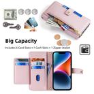For TCL 505 4G Sheep Texture Cross-body Zipper Wallet Leather Phone Case(Pink) - 2