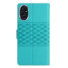 For Honor 200 Diamond Embossed Skin Feel Leather Phone Case(Blue) - 3