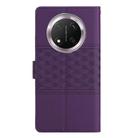 For Honor X9c Diamond Embossed Skin Feel Leather Phone Case(Purple) - 3