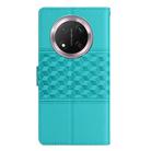 For Honor X9c Diamond Embossed Skin Feel Leather Phone Case(Blue) - 3