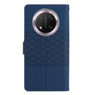 For Honor X9c Diamond Embossed Skin Feel Leather Phone Case(Dark Blue) - 3