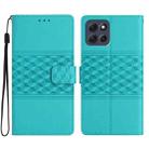 For Motorola Moto G56 5G Diamond Embossed Skin Feel Leather Phone Case(Blue) - 1