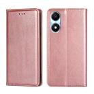 For Honor X5 Plus 4G / Play 40C Gloss Oil Solid Color Magnetic Leather Phone Case(Rose Gold) - 1