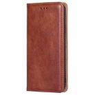 For Honor X8c 4G Gloss Oil Solid Color Magnetic Leather Phone Case(Brown) - 2