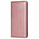 For Honor X8c 4G Gloss Oil Solid Color Magnetic Leather Phone Case(Rose Gold) - 2