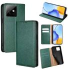 For Honor X60 GT 5G Gloss Oil Solid Color Magnetic Leather Phone Case(Green) - 1