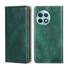For OnePlus Ace 2 Pro Gloss Oil Solid Color Magnetic Leather Phone Case(Green) - 1