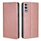 For OnePlus Ace 3V 5G Gloss Oil Solid Color Magnetic Leather Phone Case(Rose Gold) - 1