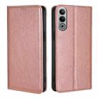 For OnePlus Nord CE4 Gloss Oil Solid Color Magnetic Leather Phone Case(Rose Gold) - 1