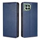 For OnePlus Ace 3 Pro 5G Gloss Oil Solid Color Magnetic Leather Phone Case(Blue) - 1