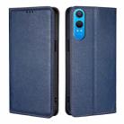 For OnePlus Nord CE 4 Lite 5G Gloss Oil Solid Color Magnetic Leather Phone Case(Blue) - 1