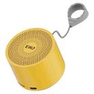 EWA A129 Mini Bluetooth 5.0 Bass Radiator Metal Speaker(Yellow) - 1