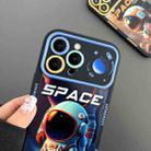 For iPhone 12 Pro Astronaut Pattern Large Window TPU Phone Case(Orange) - 4