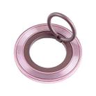 Rotating Ring Metal Mobile Phone Holder(Pink) - 1