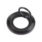 Rotating Ring Metal Mobile Phone Holder(Black) - 1