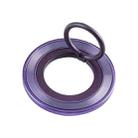 Rotating Ring Metal Mobile Phone Holder(Purple) - 1
