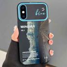 For iPhone X / XS Scenery Pattern Large Window TPU Phone Case(City Highway) - 1