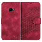 For Samsung Galaxy Xcover 4/4s YX0060 Elephant Head Embossed Phone Leather Case with Lanyard(Rose Red) - 1