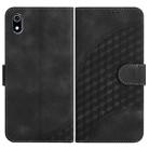 For Xiaomi Redmi 7A YX0060 Elephant Head Embossed Phone Leather Case with Lanyard(Black) - 1