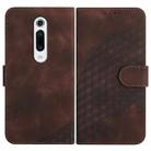 For Xiaomi Redmi K20 YX0060 Elephant Head Embossed Phone Leather Case with Lanyard(Coffee) - 1