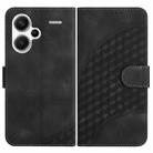 For Xiaomi Redmi Note 13 Pro+ 5G YX0060 Elephant Head Embossed Phone Leather Case with Lanyard(Black) - 1