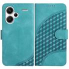 For Xiaomi Redmi Note 13 Pro+ 5G YX0060 Elephant Head Embossed Phone Leather Case with Lanyard(Light Blue) - 1
