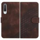 For Xiaomi Mi CC9 YX0060 Elephant Head Embossed Phone Leather Case with Lanyard(Coffee) - 1
