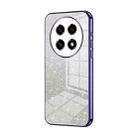 For OPPO A2 Pro Gradient Glitter Powder Electroplated Phone Case(Purple) - 1