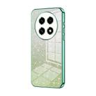 For OPPO A2 Pro Gradient Glitter Powder Electroplated Phone Case(Green) - 1