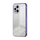 For OPPO Find X3 / Find X3 Pro Gradient Glitter Powder Electroplated Phone Case(Purple) - 1