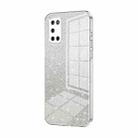 For OPPO A52 / A72 / A92 Gradient Glitter Powder Electroplated Phone Case(Transparent) - 1