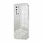 For OPPO Reno3 5G / Find X2 Lite Gradient Glitter Powder Electroplated Phone Case(Transparent) - 1