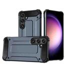 For Samsung Galaxy S24 5G Magic Armor TPU + PC Phone Case(Navy Blue) - 1