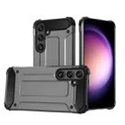 For Samsung Galaxy S25+ 5G Magic Armor TPU Hybrid PC Phone Case(Grey) - 1