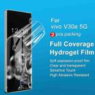 For vivo V30e 5G 2pcs imak Curved Full Screen Hydrogel Film Protector - 2
