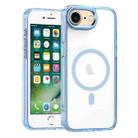 For iPhone SE 2022 / SE 2020 MagSafe Magnetic Clear Phone Case(Sierra Blue) - 1