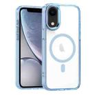 For iPhone XR MagSafe Magnetic Clear Phone Case(Sierra Blue) - 1