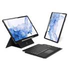 For Samsung Galaxy Tab S8+ / S7+ / S7 FE DUX DUCIS DK Floating Magnetic Keyboard Leather Tablet Case(Black) - 1