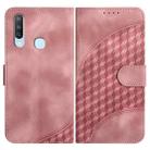 For vivo Y17/Y15/Y12/Y11 YX0060 Elephant Head Embossed Phone Leather Case with Lanyard(Pink) - 1